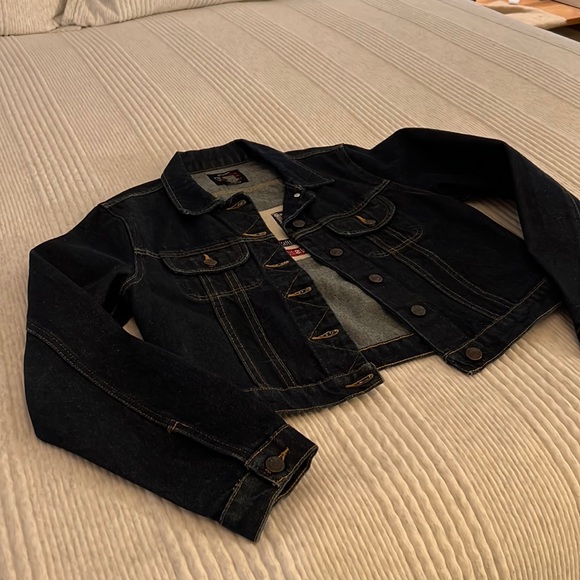 Ralph Lauren Polo Denim Jean Jacket with patch size Medium - Picture 3 of 9